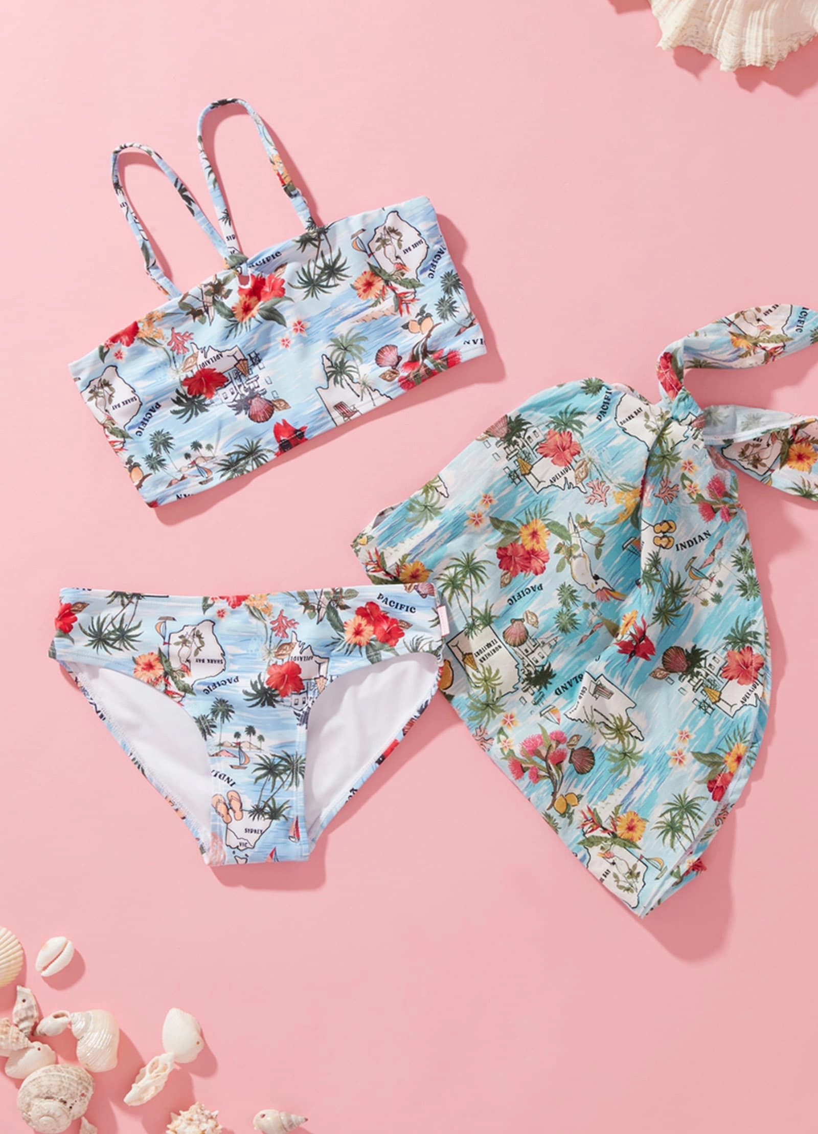 Girls Summer Vacay 3Pc Set  - Summer Vaca