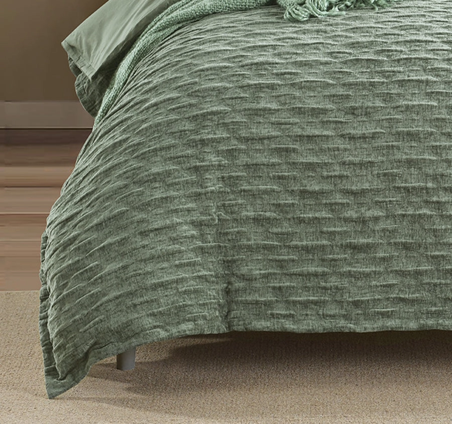 Harper Quilt Cover Set Range Juniper