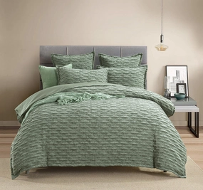 Harper Quilt Cover Set Range Juniper