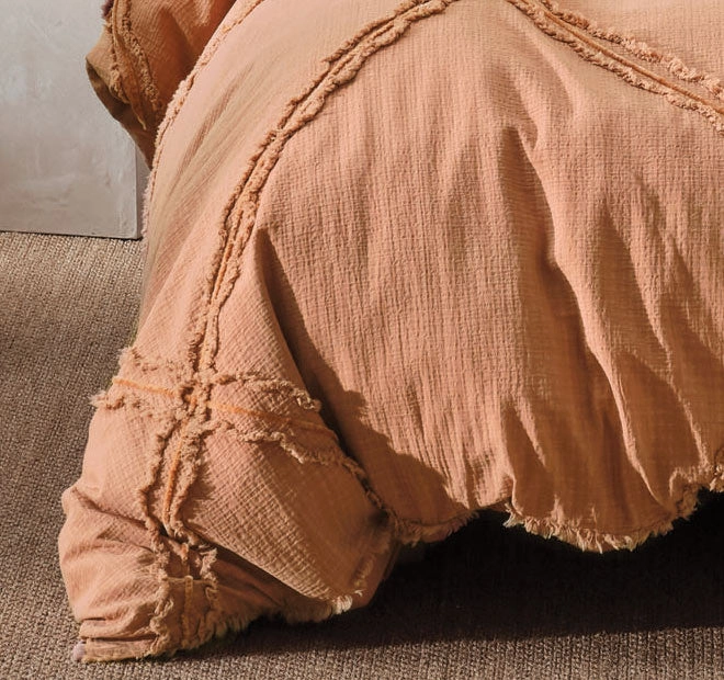 Heather Quilt Cover Set Range Brandy