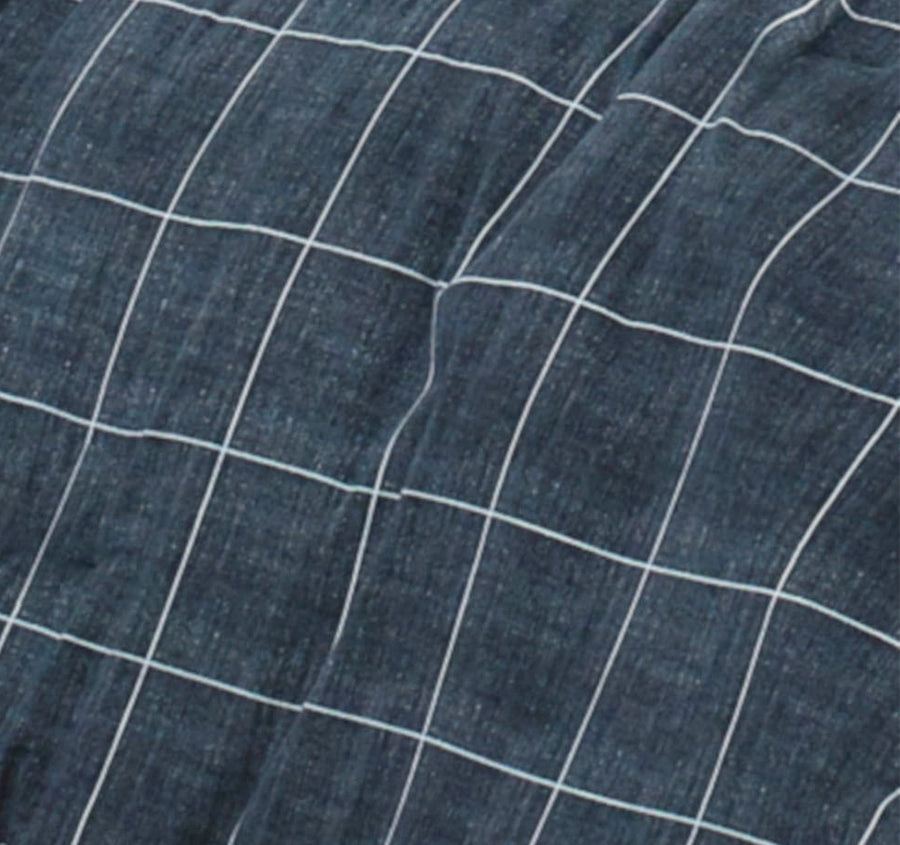Holden Grid Quilt Cover Set Range Indigo