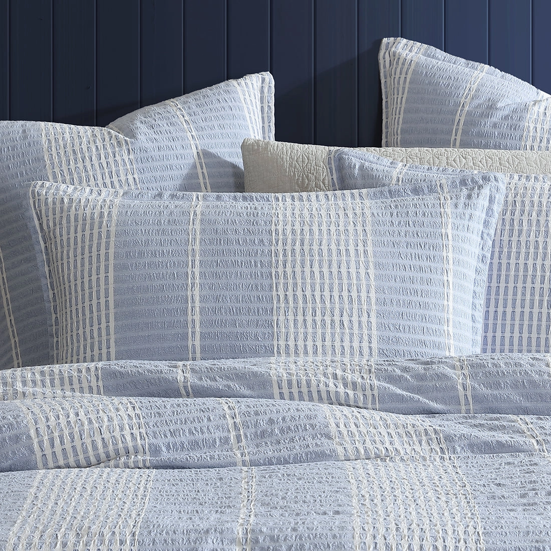 Hurley Slate Quilt Cover Set by Logan and Mason Platinum