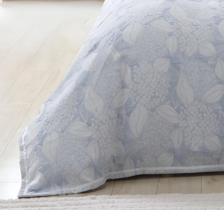 Hydrangea Quilt Cover Set Range Chambray