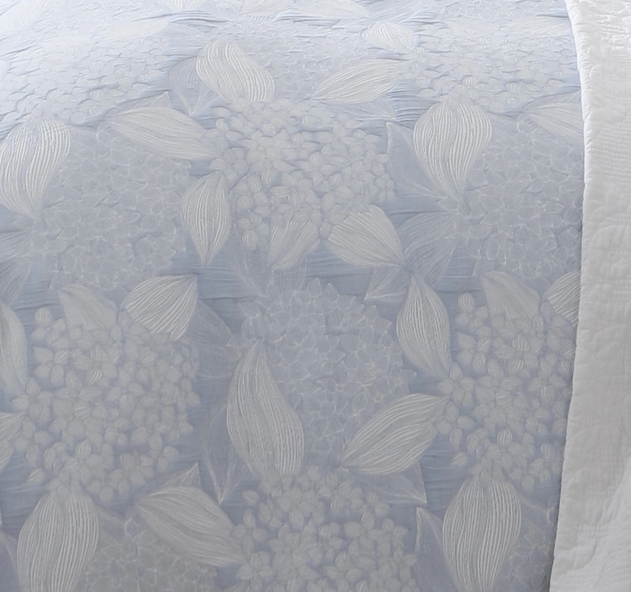 Hydrangea Quilt Cover Set Range Chambray