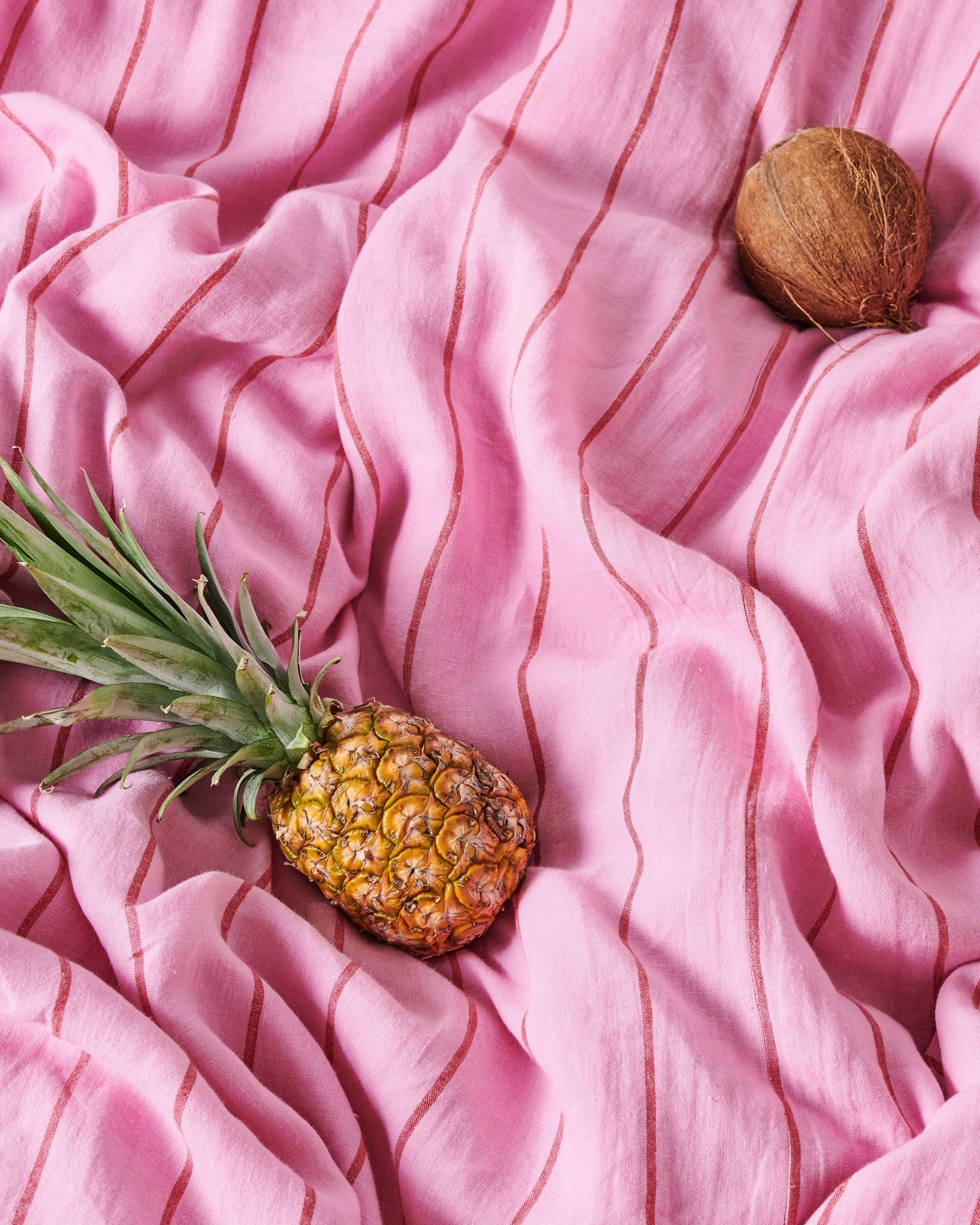Iced Vovo Stripe Linen Quilt Cover (US)