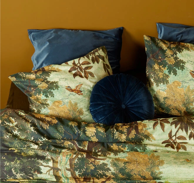 Idyllic Quilt Cover Set Range Green