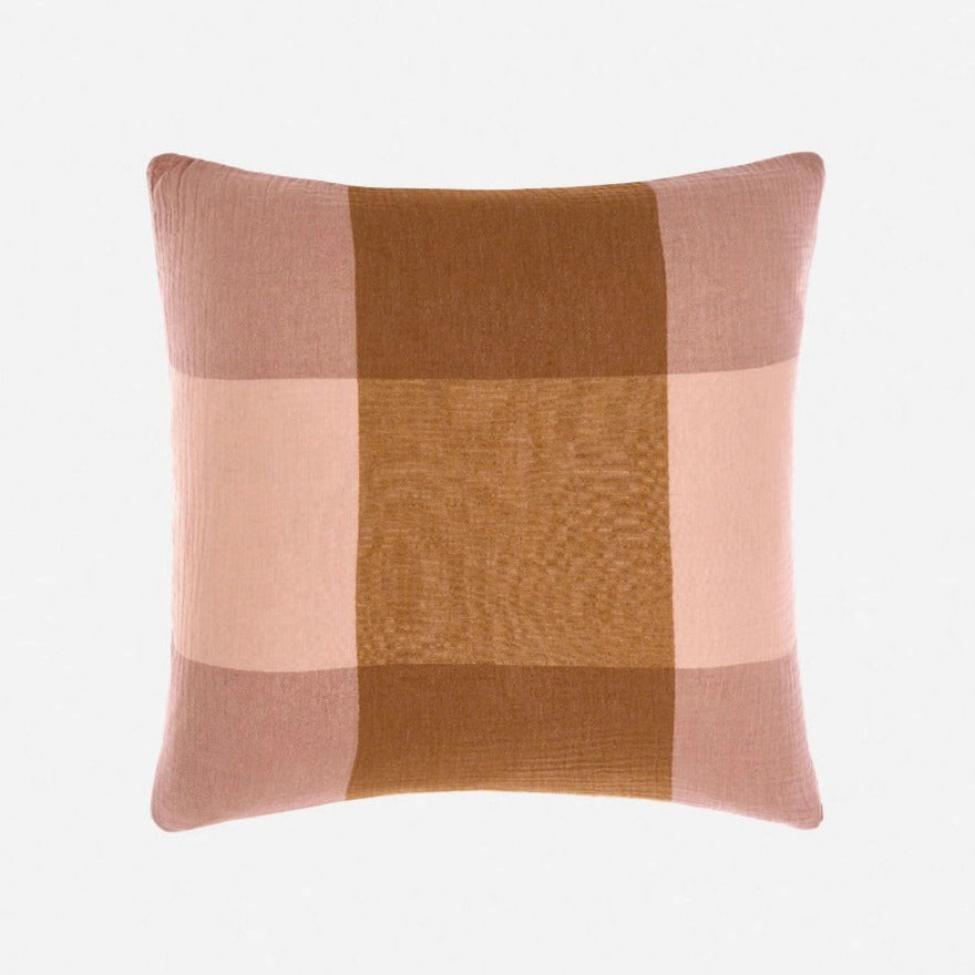 Irvine Pink Salt 48 x 48cm Cushion by Linen house