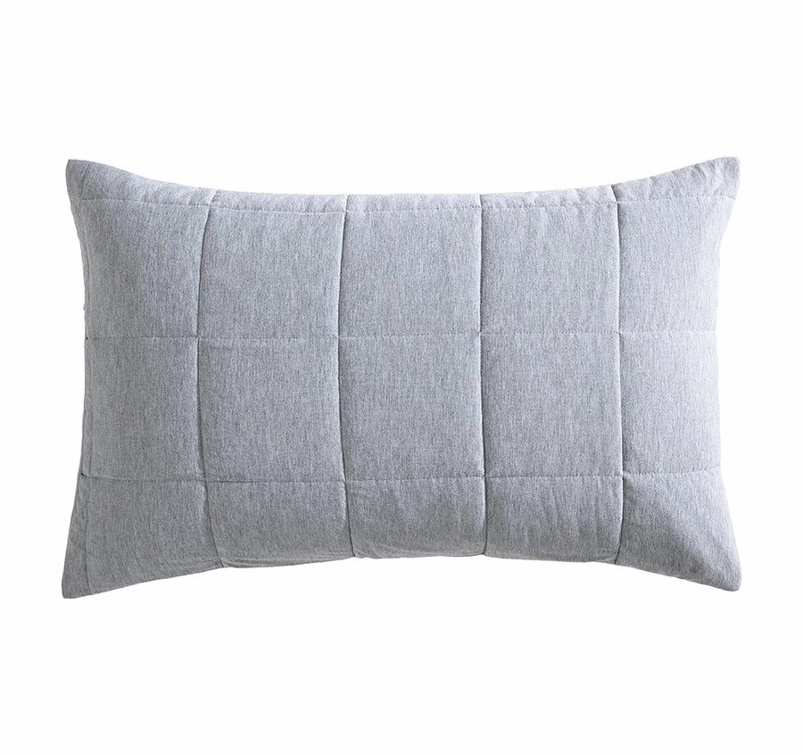 Jersey Marle Quilt Cover Set Range Grey