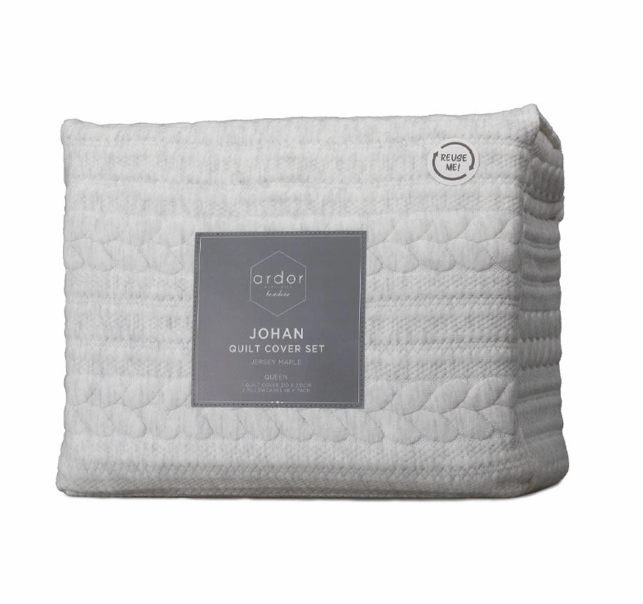 Johan Quilt Cover Set Range Natural