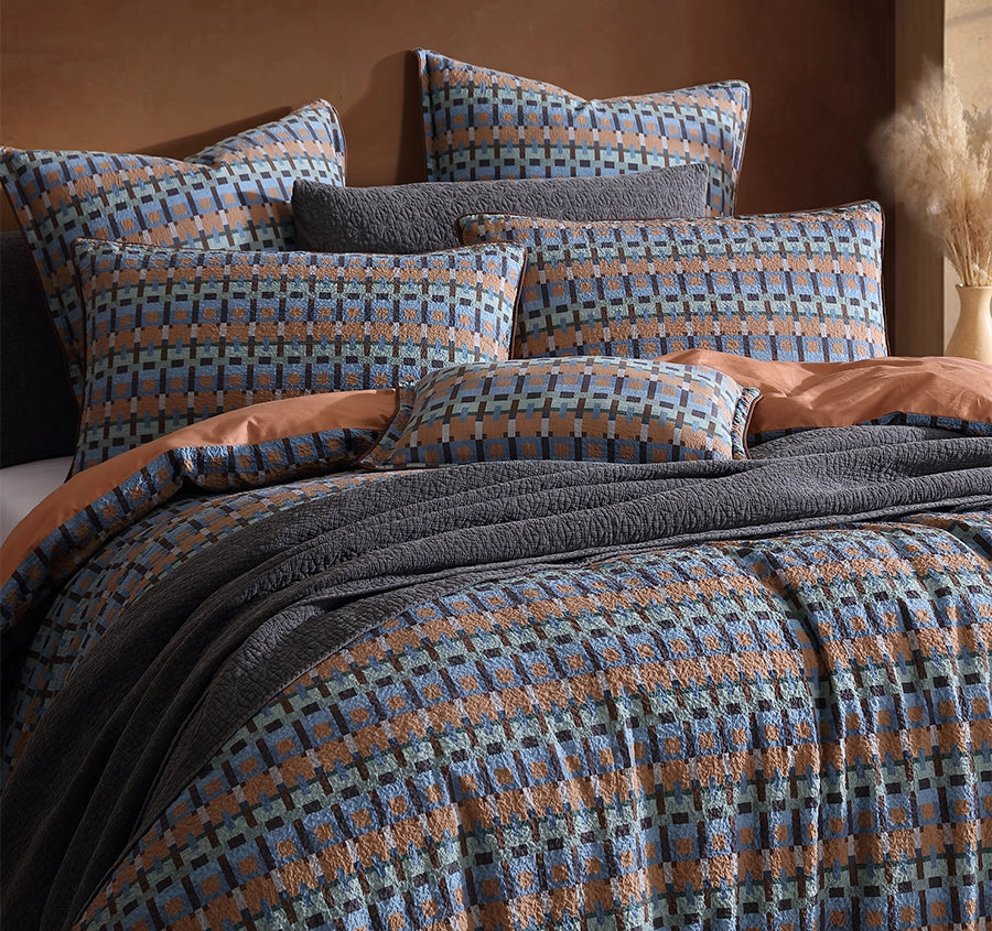 Kassia Quilt Cover Set Range Multi