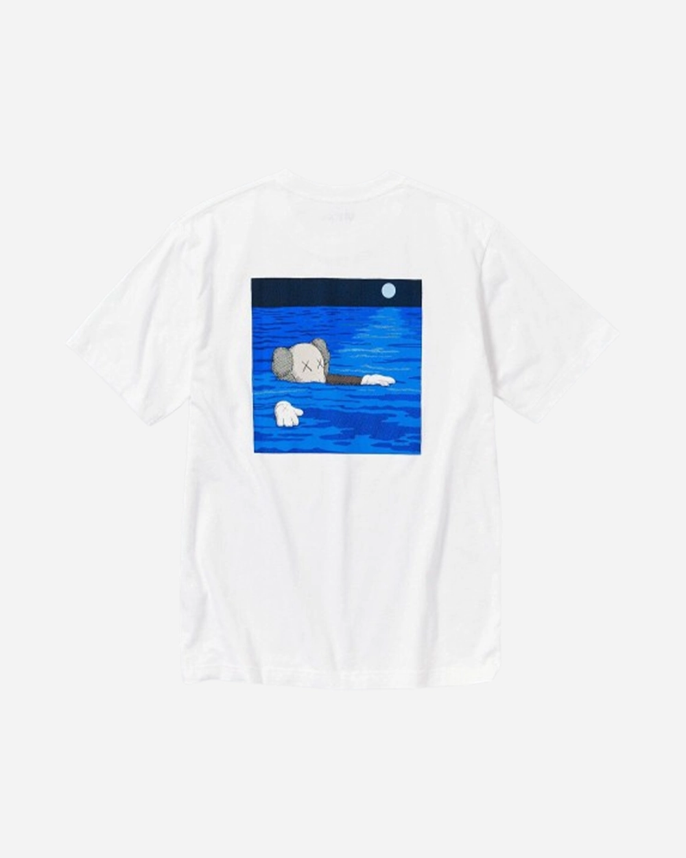 KAWS X UNIQLO FW23 ARTBOOK COVER WHITE TEE
