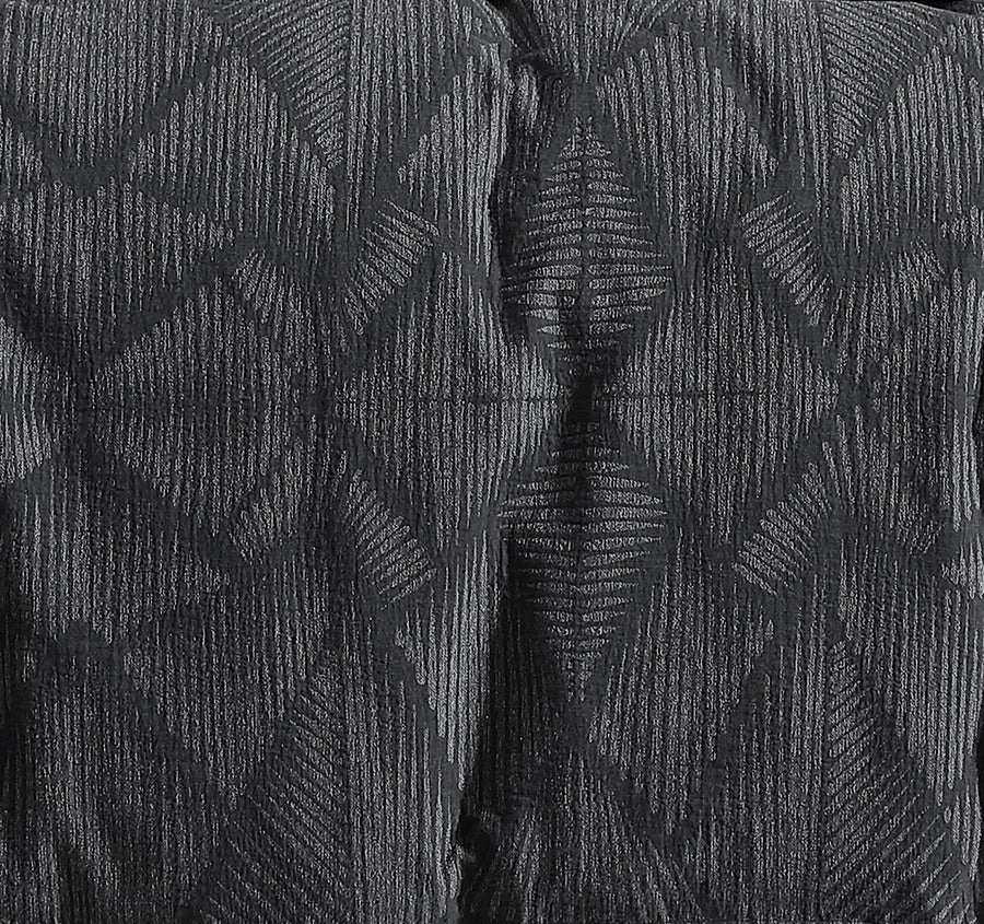 Kenya Quilt Cover Set Range Charcoal