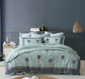 Kimba Quilt Cover Set Range Blue