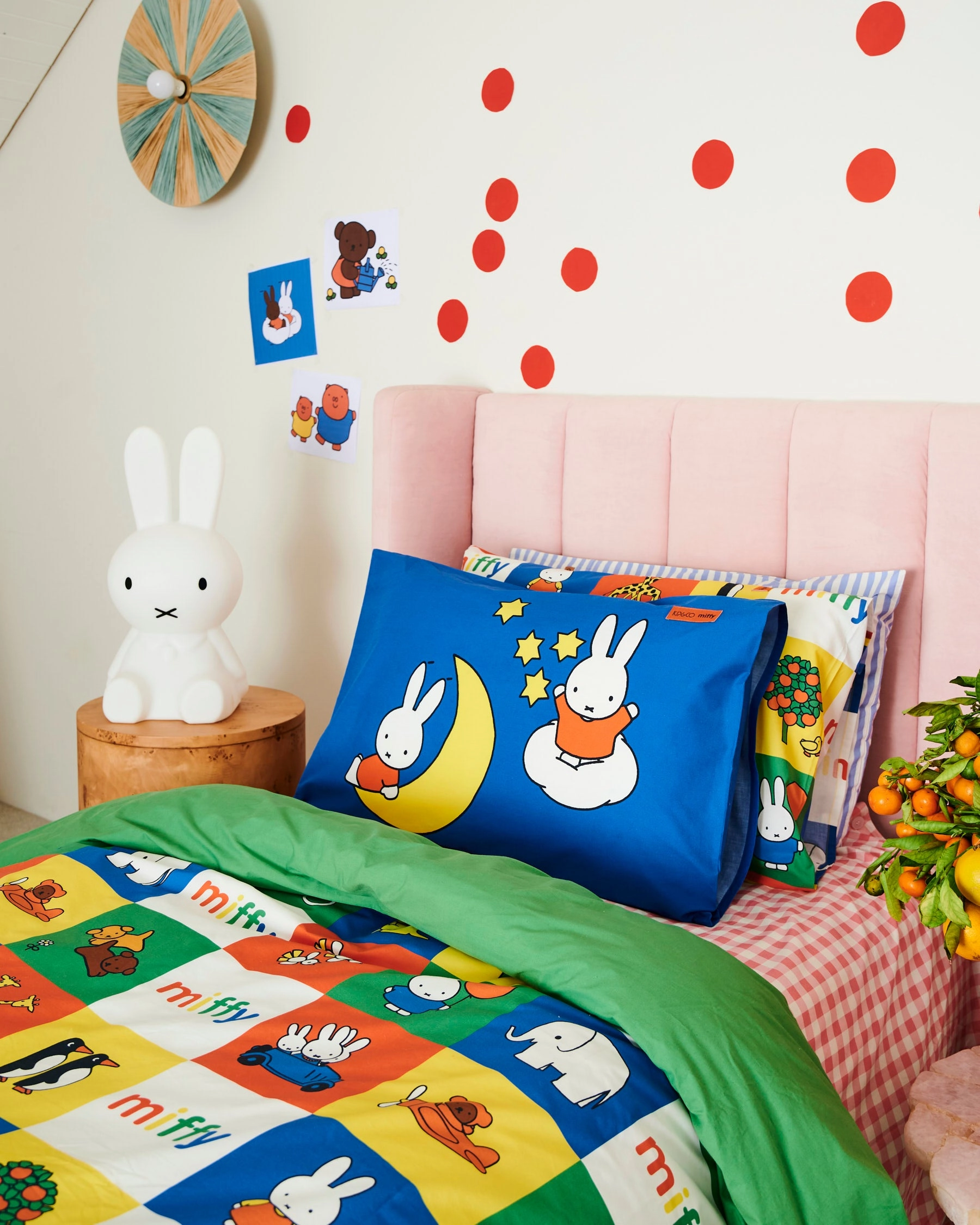 Kip&Co x Miffy Miffy's Adventures Organic Cotton Quilt Cover