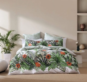 Lanai Palm Quilt Cover Set Range