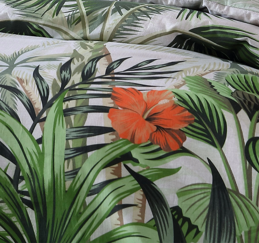 Lanai Palm Quilt Cover Set Range