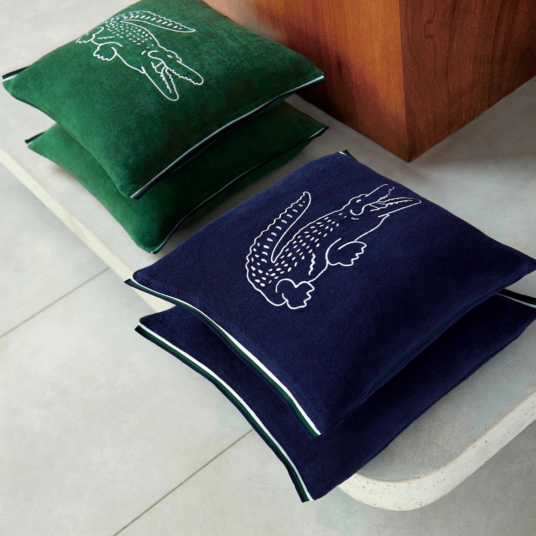 LBREAK Vert Cushion Cover by Lacoste