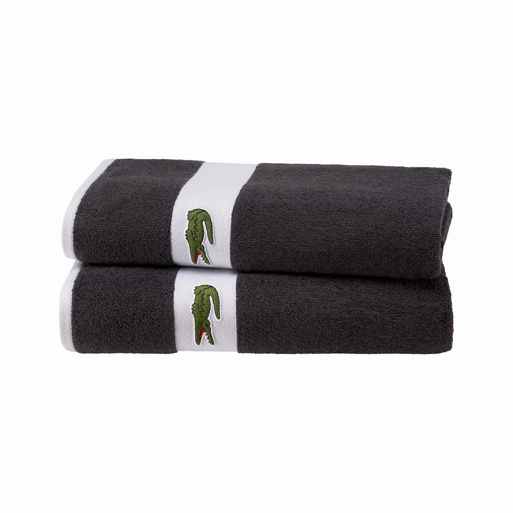 LCASUAL Bitume Bath Sheet by Lacoste