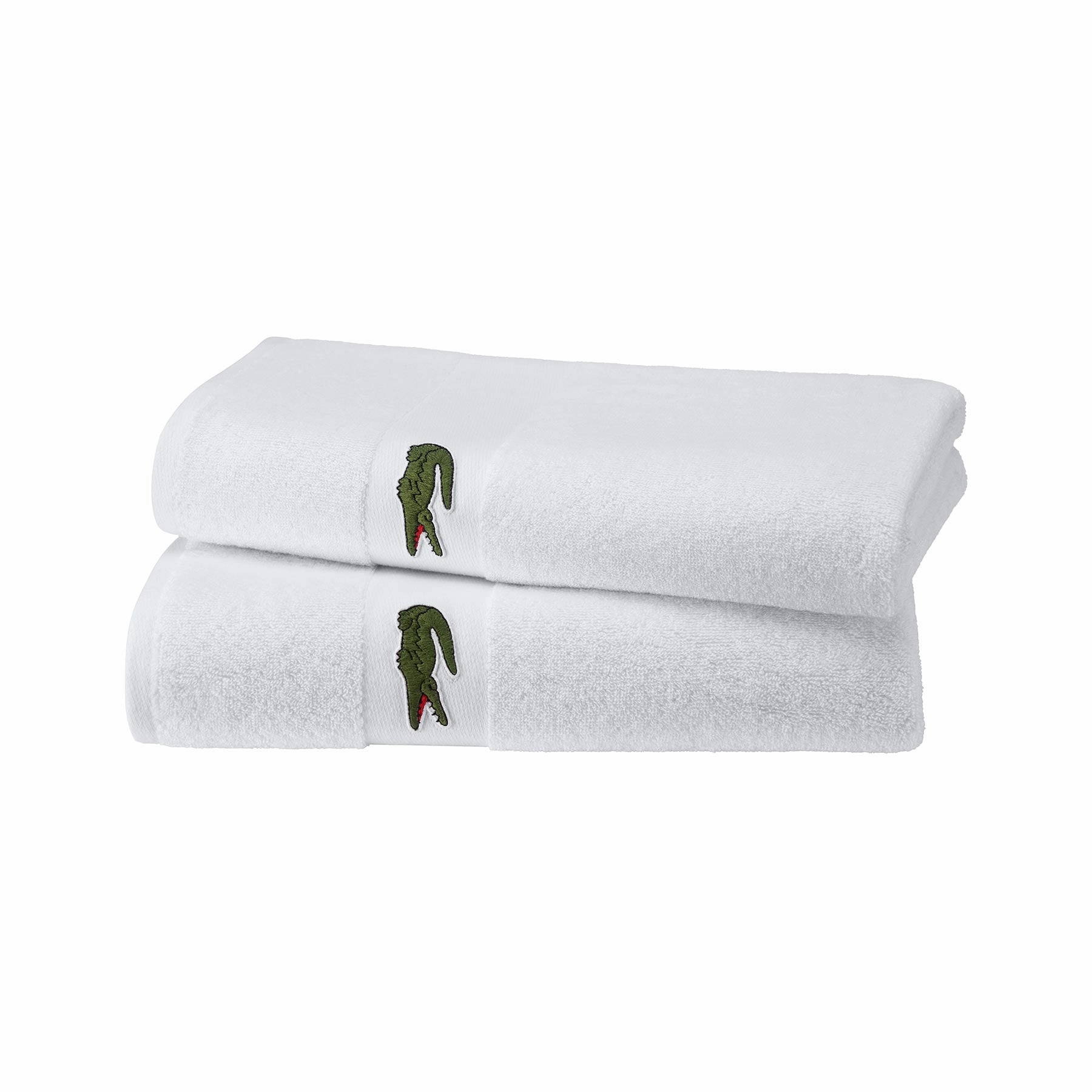 LCASUAL Blanc Bath Sheet by Lacoste