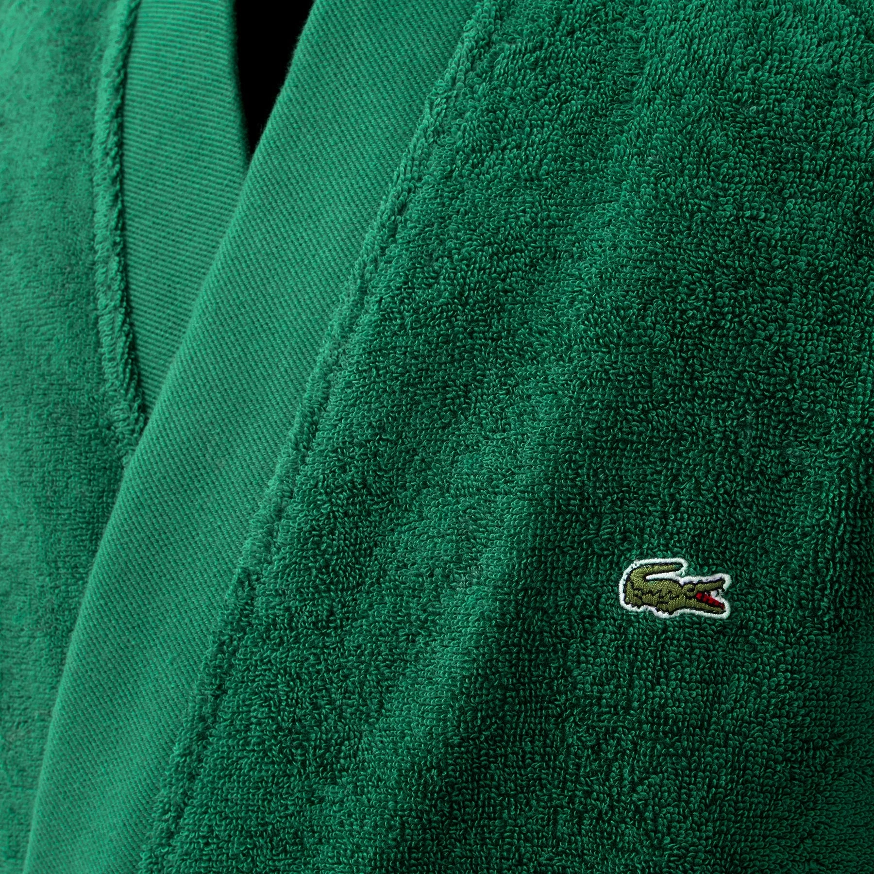 LDEFILE Vert 400gsm Bath Robe by Lacoste