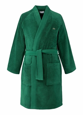 LDEFILE Vert 400gsm Bath Robe by Lacoste