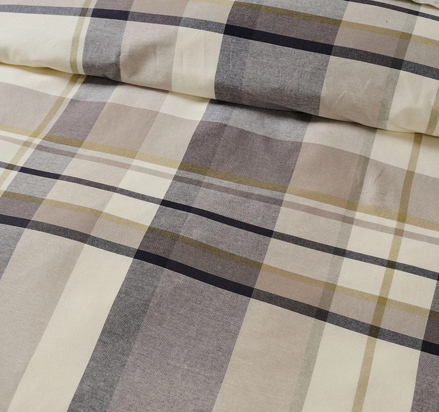 Lennon Quilt Cover Set Range Stone