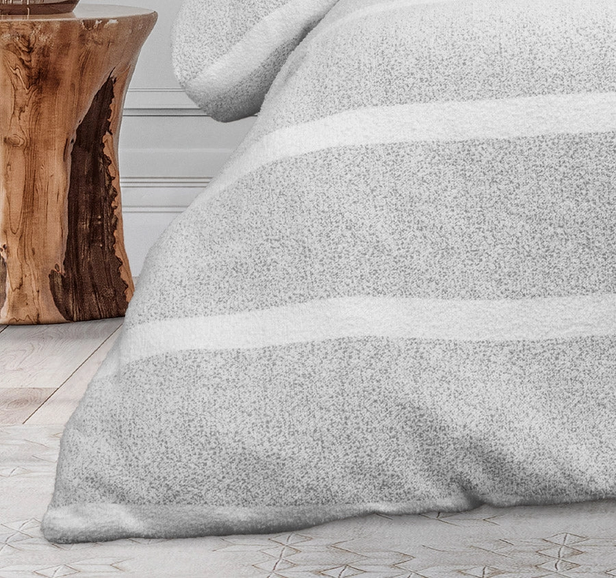 Liam Quilt Cover Set Range Grey