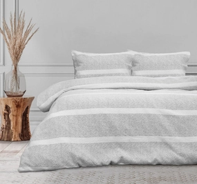 Liam Quilt Cover Set Range Grey