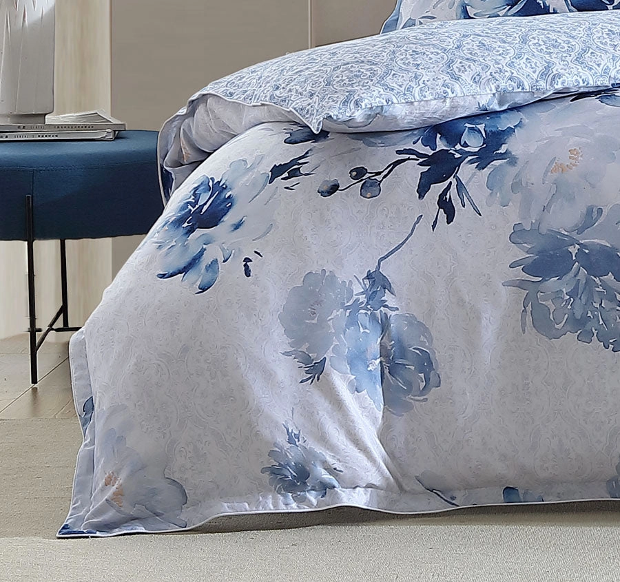 Lilibet Quilt Cover Set Range Blue