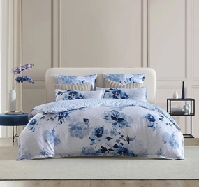 Lilibet Quilt Cover Set Range Blue