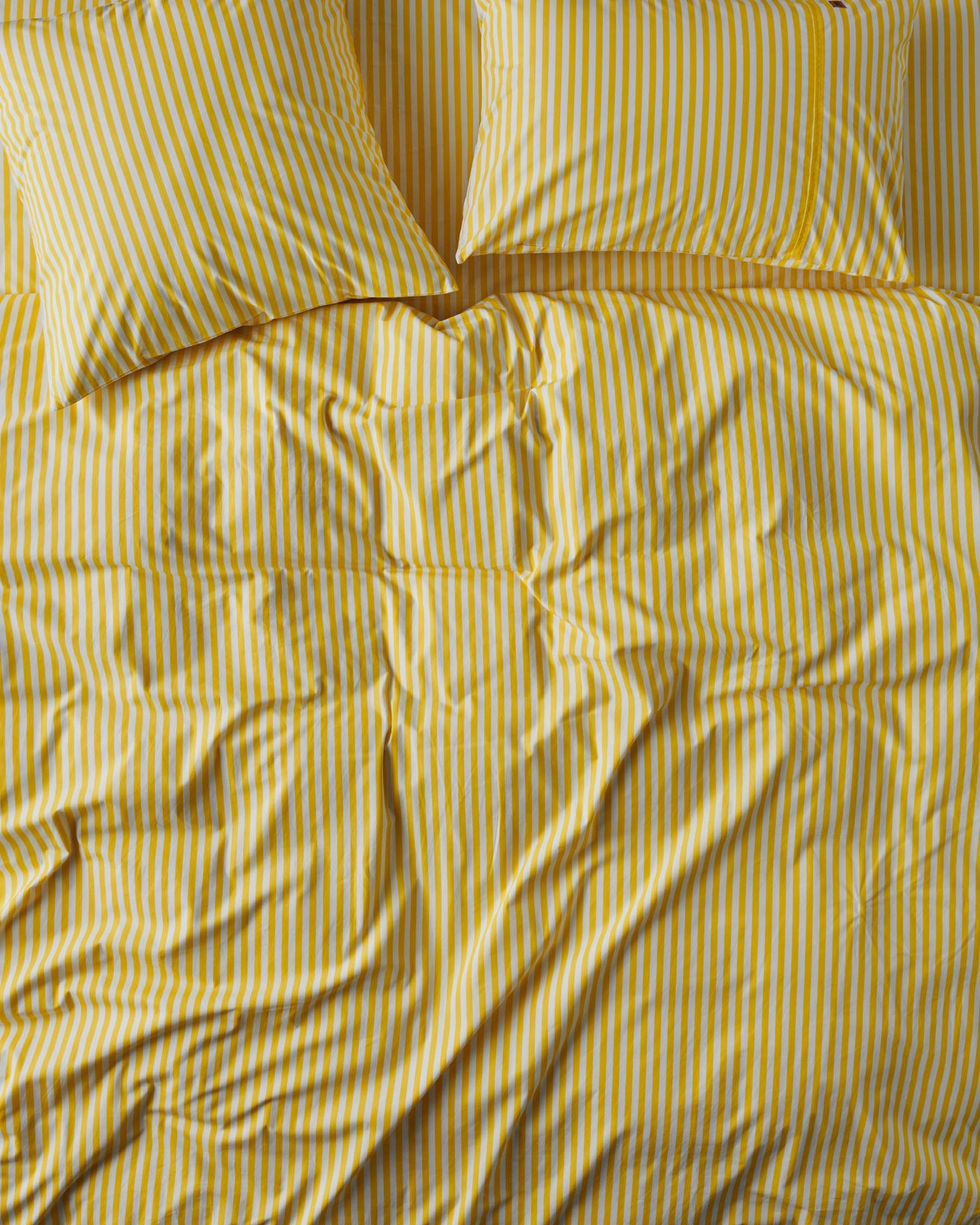 Limoncello Stripe Organic Cotton Quilt Cover (US)
