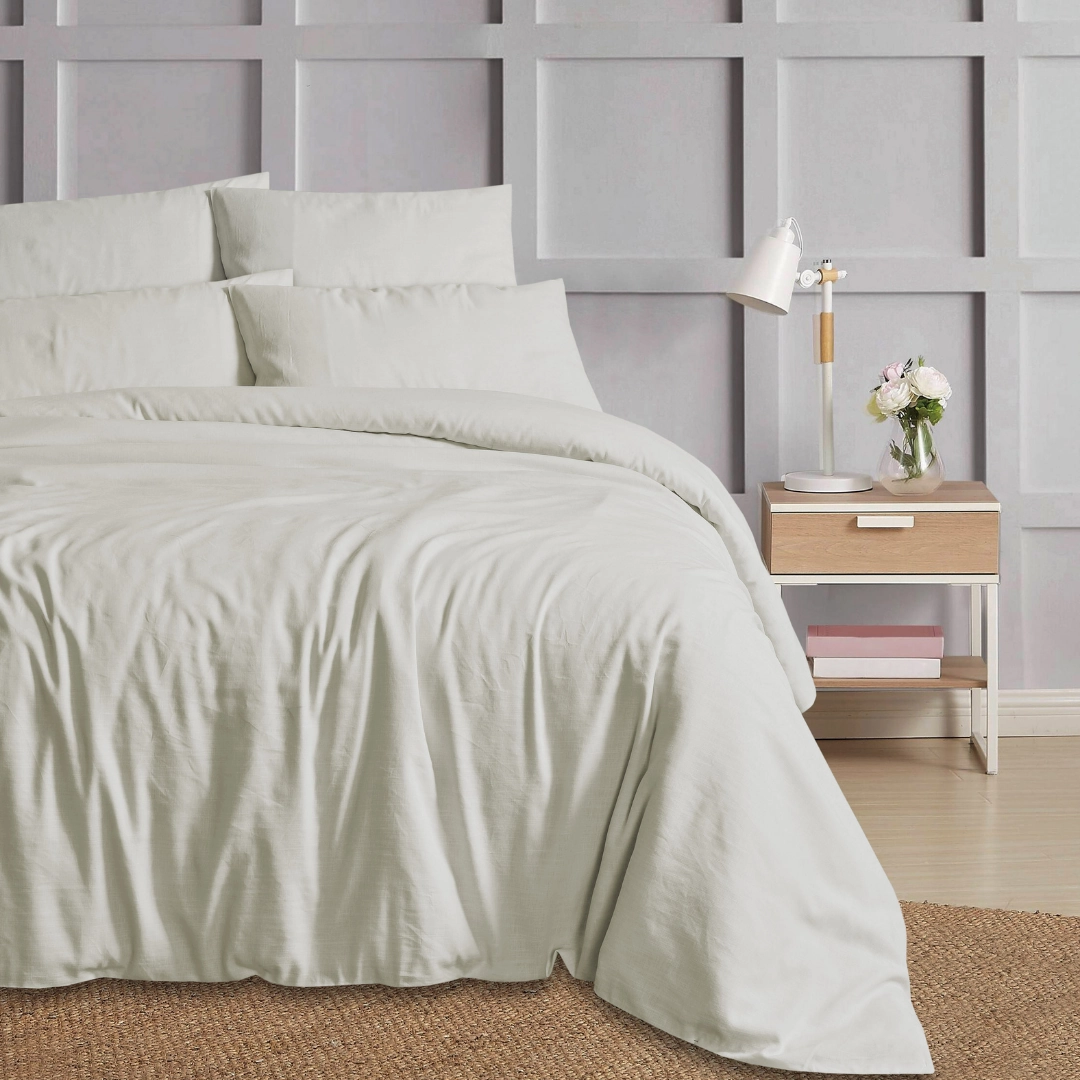 Linen Bamboo Quilt Cover Set