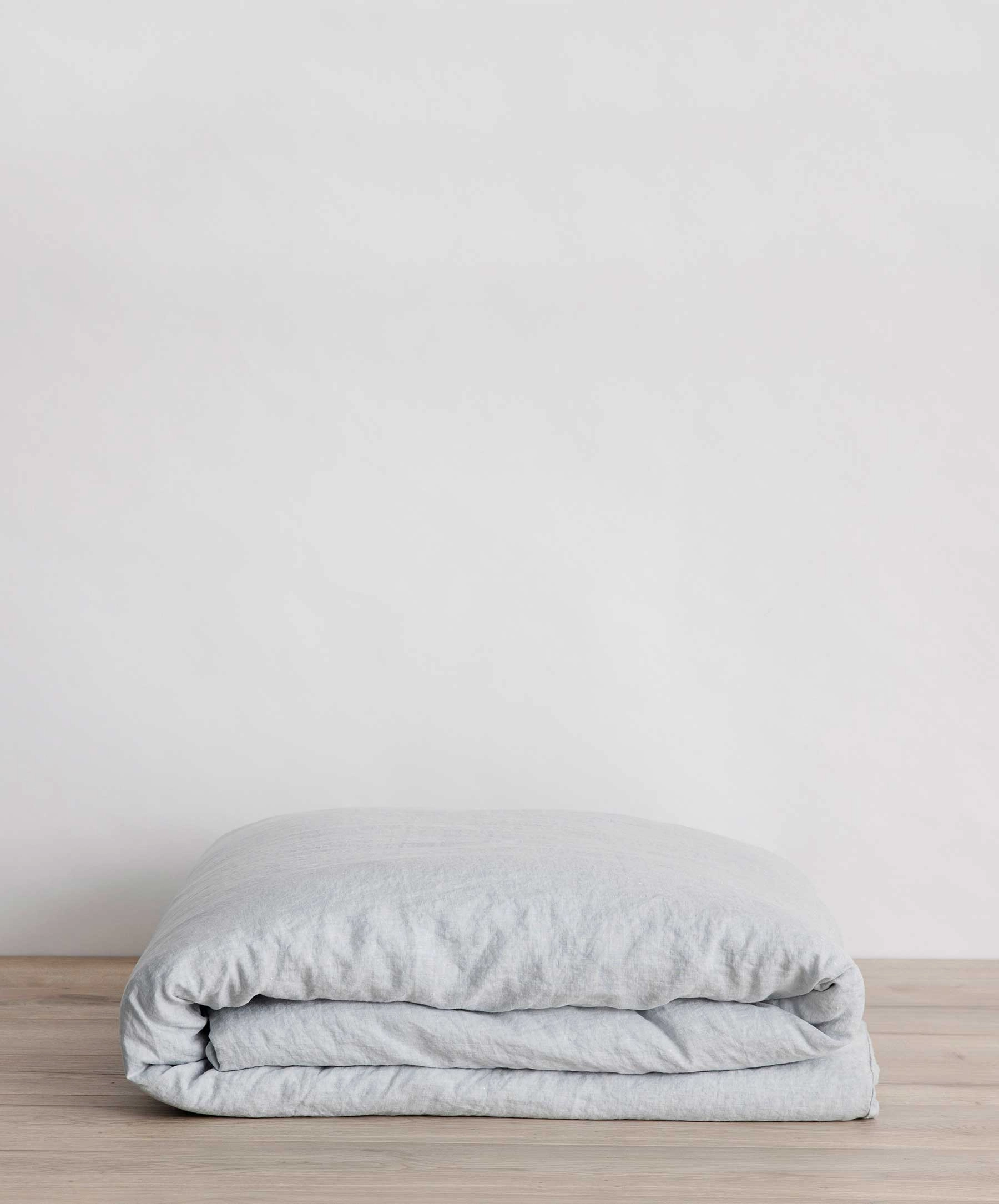 Linen Duvet Cover - Sky