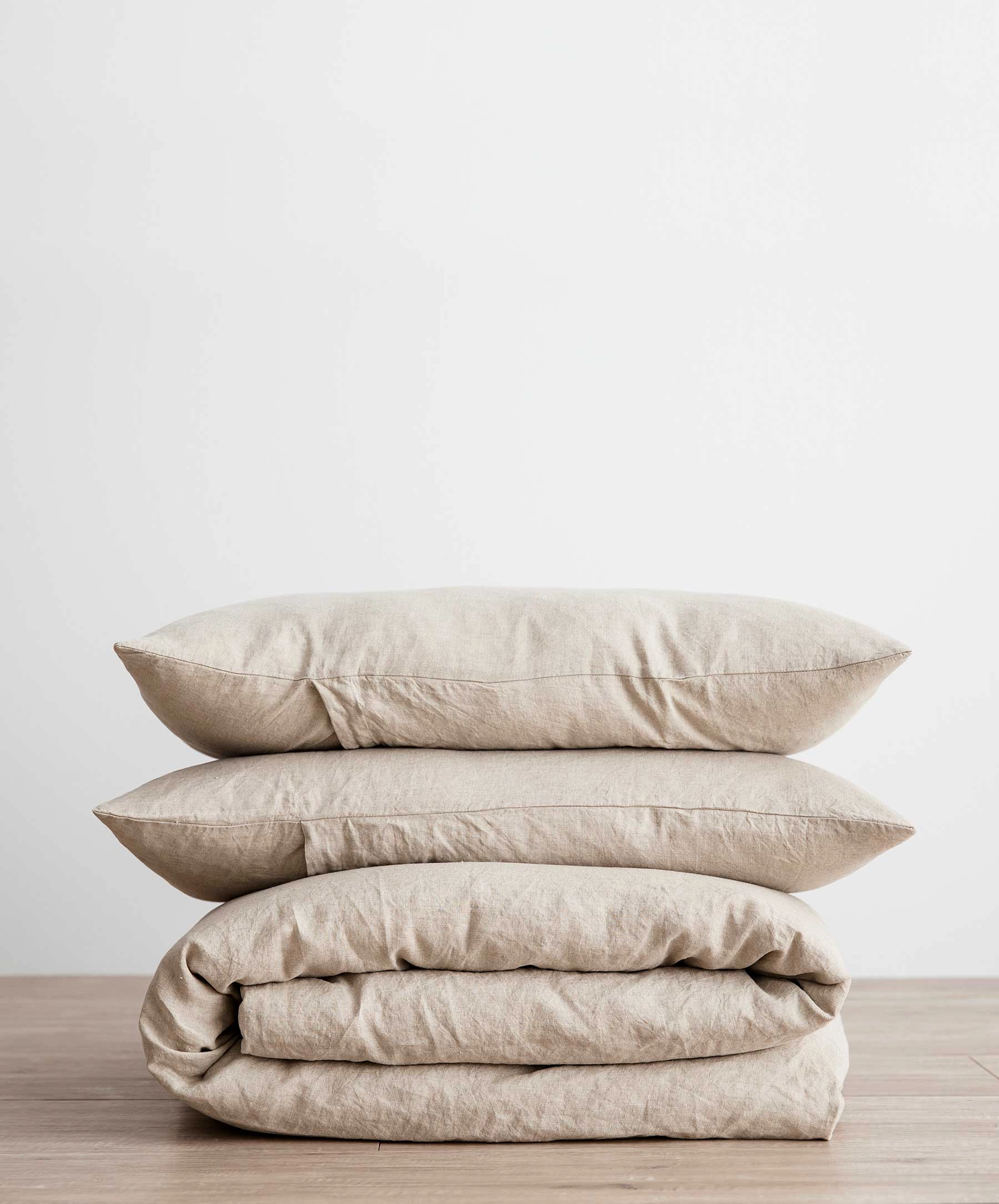 Linen Duvet Cover Set - Natural