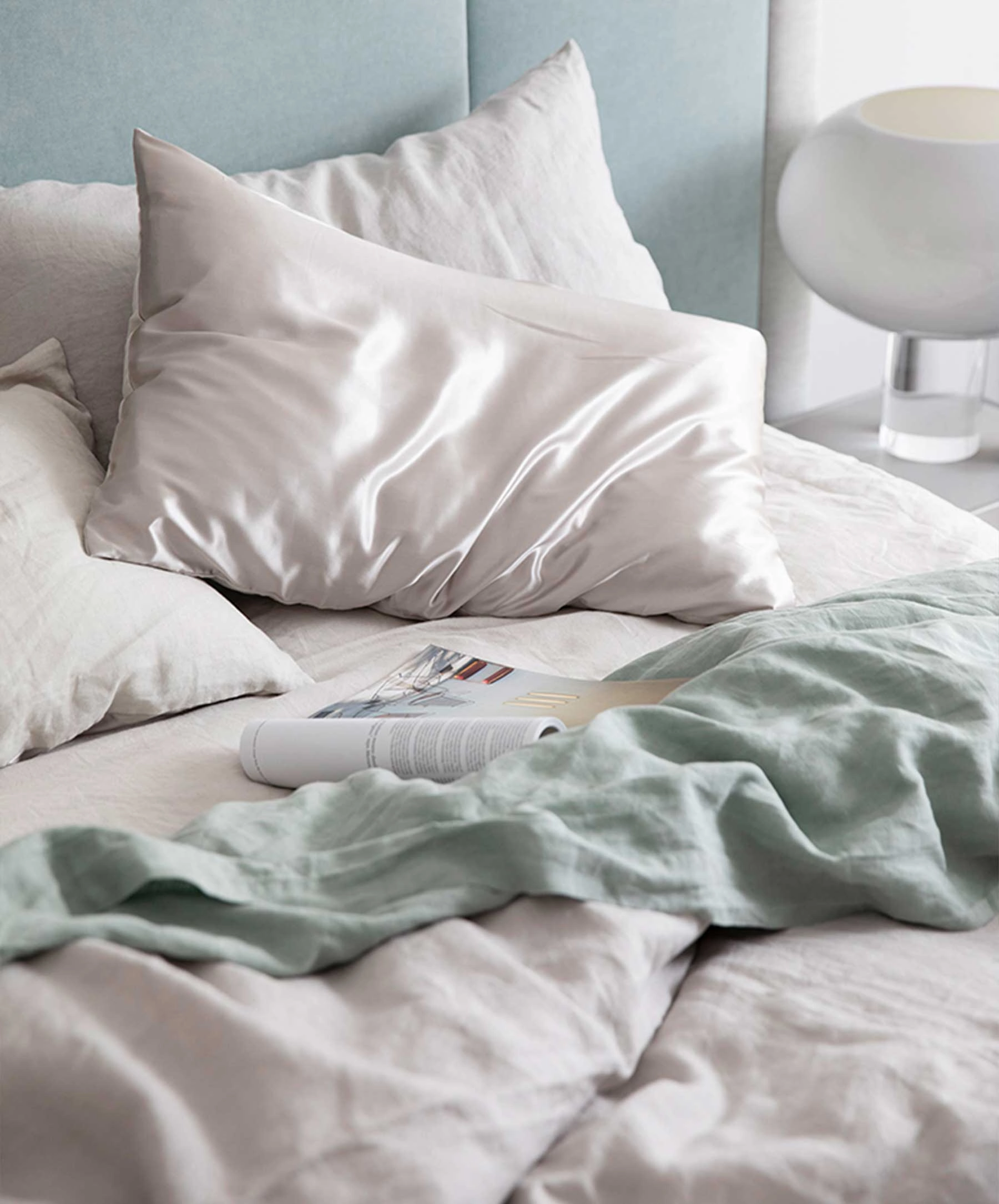 Linen Duvet Cover Set - Smoke Grey