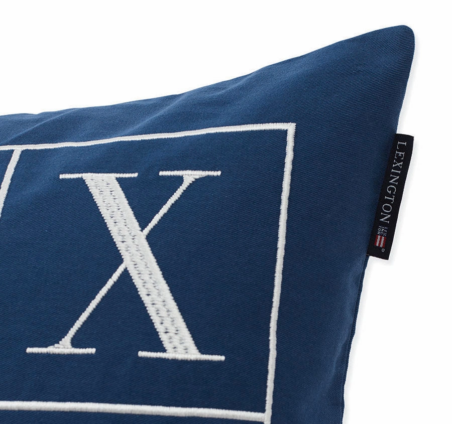 Logo 50x50cm Filled Cushion Blue