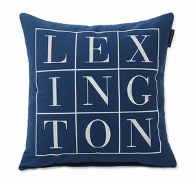 Logo 50x50cm Filled Cushion Blue