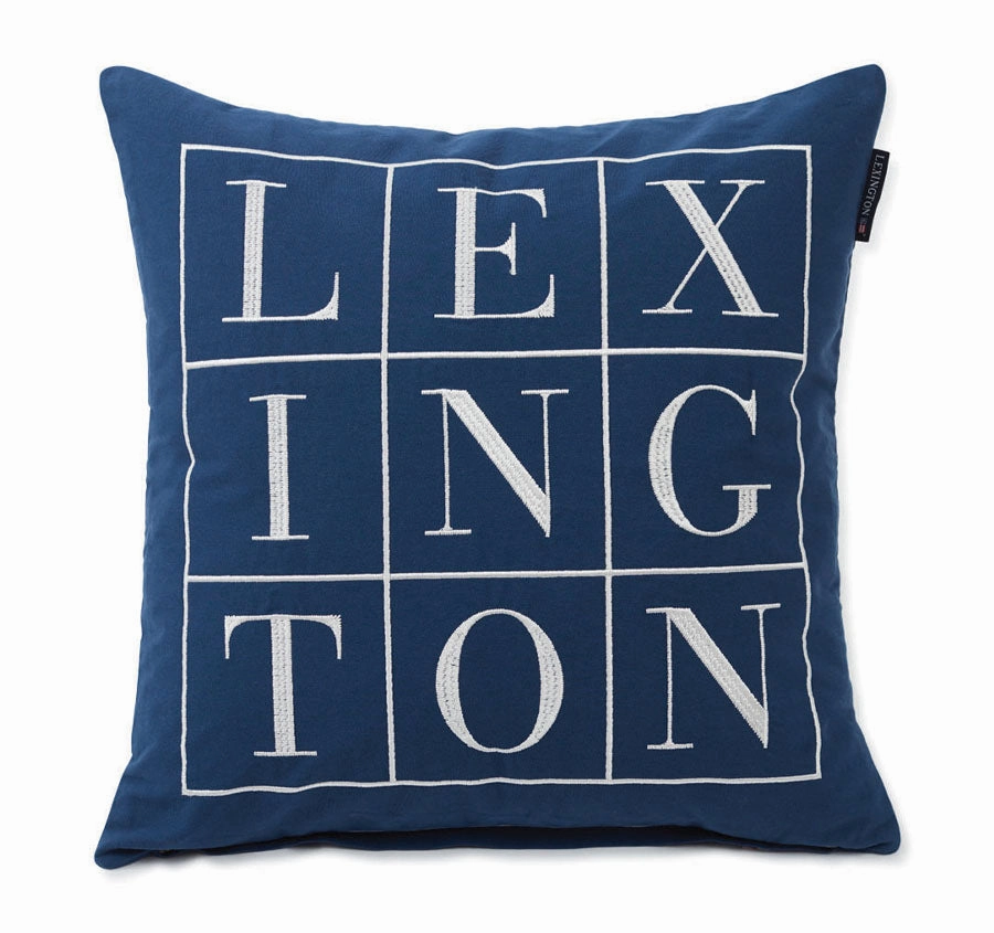 Logo 50x50cm Filled Cushion Blue