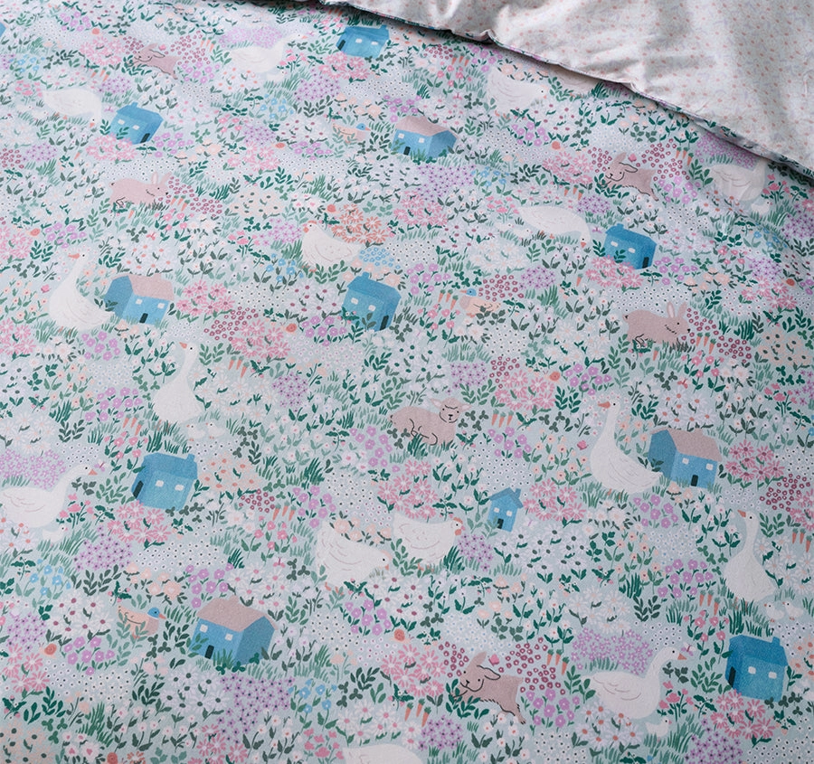 Lottie Cot Quilt Cover Multi
