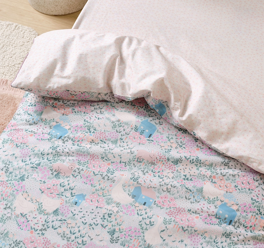 Lottie Cot Quilt Cover Multi