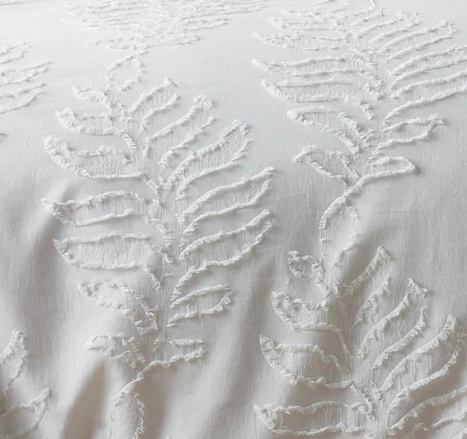 Lucas Quilt Cover Set Range White