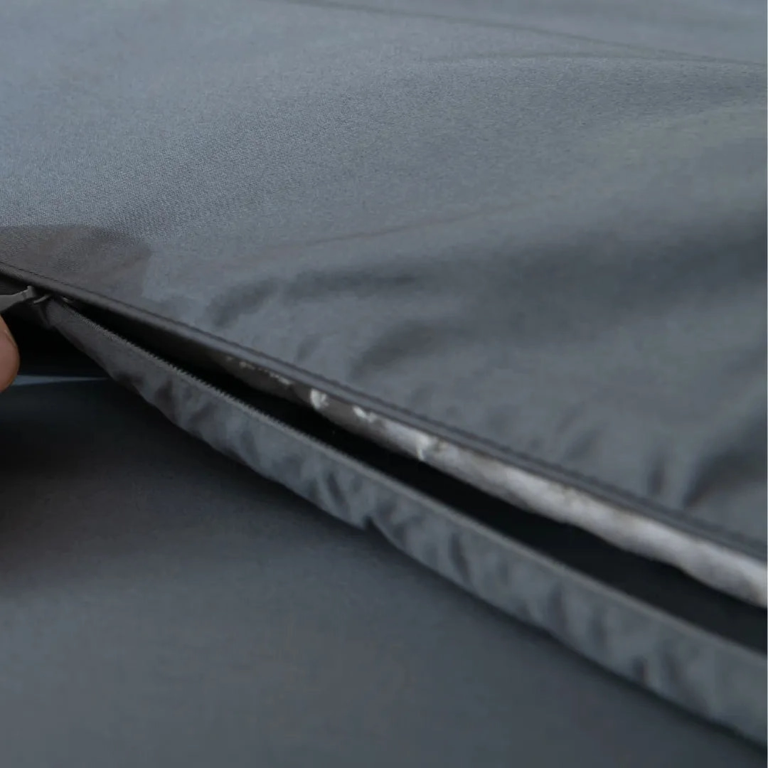 Luxe Sateen Quilt Cover - Charcoal