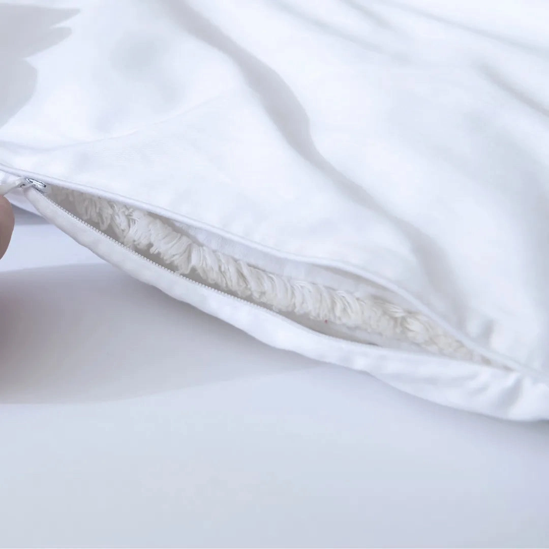 Luxe Sateen Quilt Cover - White