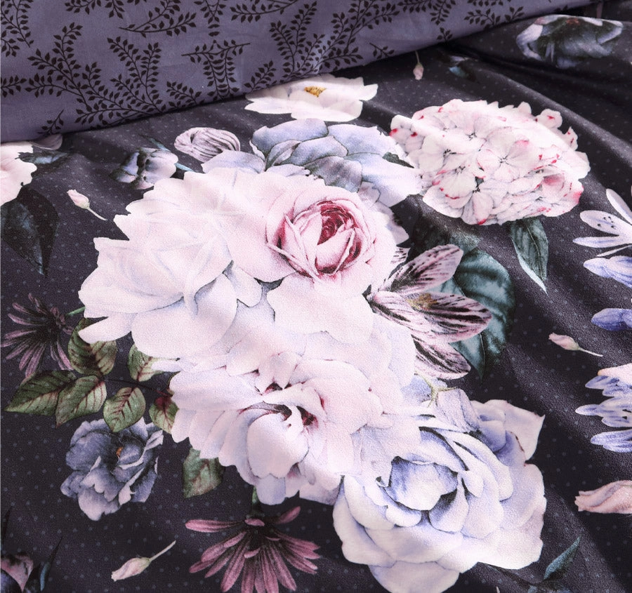 Macy Quilt Cover Set Range Violet