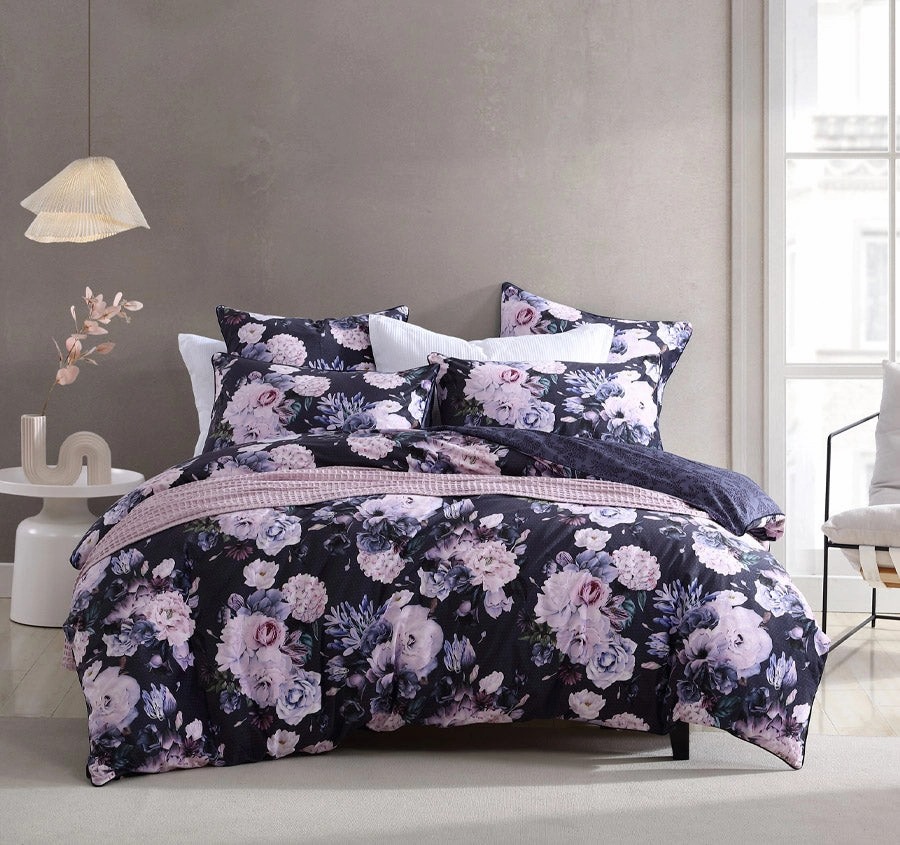 Macy Quilt Cover Set Range Violet
