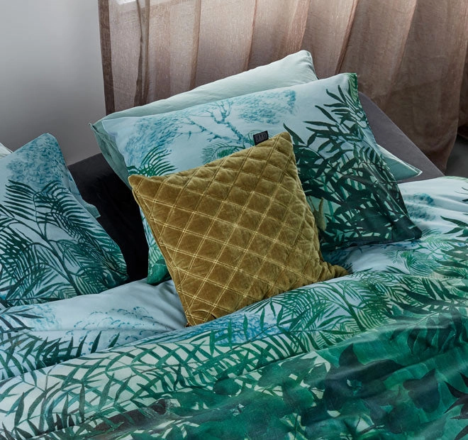 Madagascar Quilt Cover Set Range Green