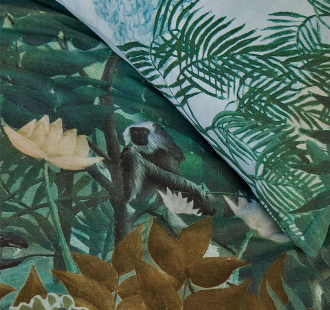 Madagascar Quilt Cover Set Range Green
