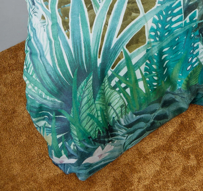 Madagascar Quilt Cover Set Range Green