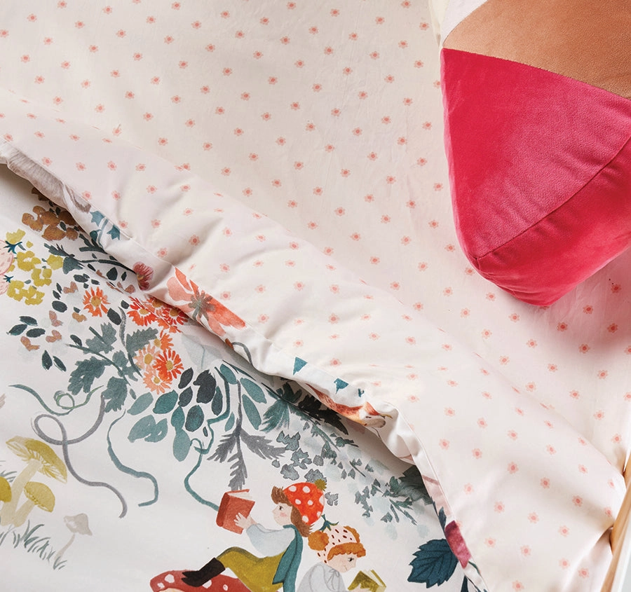 Magic Garden Cot Quilt Cover Multi
