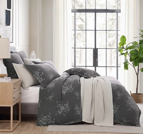 Maisey Quilt Cover Set Range Charcoal